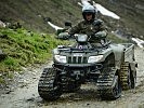 Die Sonderfahrzeuge "Quad" unterstützen die Gebirgssoldaten beim Einsatz. (Bild öffnet sich in einem neuen Fenster)
