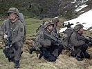 Gebirgsjäger des Jägerbataillons 24 bei der Ausbildung. (Bild öffnet sich in einem neuen Fenster)