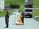 Brigadier Grünwald bedankte sich für das Engangement der Soldaten. (Bild öffnet sich in einem neuen Fenster)
