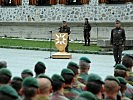 Briadier Grünwald bedankte sich bei den Soldaten für das Engangement. (Bild öffnet sich in einem neuen Fenster)