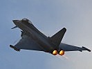 Ein Eurofighter zeigt seine Wendigkeit. (Bild öffnet sich in einem neuen Fenster)