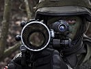 Panzerabwehrrohr-Schütze Rekrut Simon Eloy. (Bild öffnet sich in einem neuen Fenster)