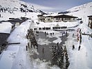 Die feierliche Eröffnung der "Edelweiss Raid 2017" auf 2.000 m Seehöhe. (Bild öffnet sich in einem neuen Fenster)