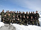 Die Gebirgssoldaten aus Deutschland von der Gebirgsjägerbrigade 23. (Bild öffnet sich in einem neuen Fenster)