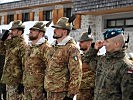 Polnische und italienische Gebirgssoldaten in der Einteilung. (Bild öffnet sich in einem neuen Fenster)