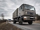 Ein LKW MAN TGM des Versorgungsregimentes 1. (Bild öffnet sich in einem neuen Fenster)