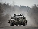 Kampfpanzer "Leopard" 2A4. (Bild öffnet sich in einem neuen Fenster)