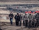 Unter den Beobachtern waren viele Grundwehrdiener und junge Kadersoldaten. (Bild öffnet sich in einem neuen Fenster)