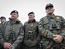 V.l.: Brigadier Pronhagl, General Commenda und Generalleutnant Jelec. (Bild öffnet sich in einem neuen Fenster)