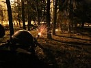 Auch in der Nacht wird geübt. (Bild öffnet sich in einem neuen Fenster)