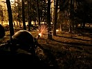 Geschossen wurde auch bei Nacht. (Bild öffnet sich in einem neuen Fenster)