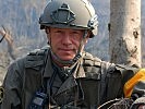 Übungsleiter Oberst Gerhard Fleischmann. (Bild öffnet sich in einem neuen Fenster)