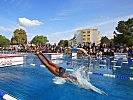 Hindernisschwimmen - ein spektakulärer Bewerb.