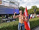 Sieger des Hindernisschwimmens und Gesamtführender: Korporal Philipp Eibl. (Bild öffnet sich in einem neuen Fenster)