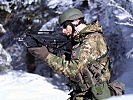 Slowenische Soldaten an der Station "Engage". (Bild öffnet sich in einem neuen Fenster)