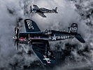 ...Me 109 friedlich nebeneinander. (Bild öffnet sich in einem neuen Fenster)