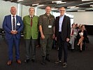 V.l.:Gruber, Schenz, Wagner und Herk. (Bild öffnet sich in einem neuen Fenster)