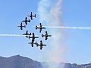 Die italienischen Piloten fliegen auf Zeltweg. (Bild öffnet sich in einem neuen Fenster)