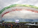Auch die "Frecce Tricolori" Flugstaffel war im Murtal zu sehen. (Bild öffnet sich in einem neuen Fenster)