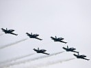 Die besten Kunstflugstaffeln zu Gast in Zeltweg. (Bild öffnet sich in einem neuen Fenster)