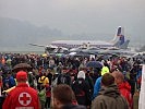 Begeisterte Zuseher trotzten dem schlechten Wetter.