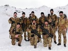 Die italienischen "Alpini" freuen sich auf den Gebirgsjägerwettkampf. (Bild öffnet sich in einem neuen Fenster)
