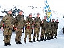 Das Gewinnerteam des Hochgebirgszuges vom Gebirgsjägerbataillon 233. (Bild öffnet sich in einem neuen Fenster)