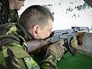 Soldaten beim Wettkampf