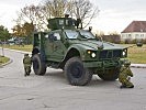 Kroatische Soldaten sichern. (Bild öffnet sich in einem neuen Fenster)