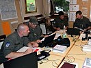 Der Gefechtsstand des Jägerbataillon Tirol ist voll arbeitsbereit. (Bild öffnet sich in einem neuen Fenster)
