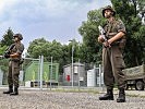 Das Schutzobjekt ist fest in der Hand des Bundesheeres. (Bild öffnet sich in einem neuen Fenster)