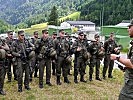 Alle Milizsoldaten bei der Übung werden mit dem Duellsimulator ausgerüstet. (Bild öffnet sich in einem neuen Fenster)