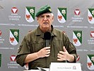 Generalmajor Herbert Bauer begrüßte die Gäste. (Bild öffnet sich in einem neuen Fenster)