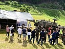 Die Presse zeigte reges Interesse an der Übung "Scheitelhöhe". (Bild öffnet sich in einem neuen Fenster)