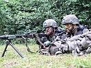 Das Maschinengewehr 74 sorgt für Feuerunterstützung. (Bild öffnet sich in einem neuen Fenster)