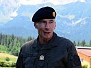 General Robert Brieger inspizierte die Übung "Scheitelhöhe". (Bild öffnet sich in einem neuen Fenster)