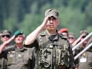 Oberstleutnant R., Kommandant des Jägerbataillons Tirol. (Bild öffnet sich in einem neuen Fenster)