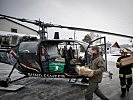 Versorgungsflug ins Sölktal. (Bild öffnet sich in einem neuen Fenster)