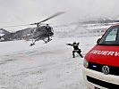 Die Zusammenarbeit mit der Feuerwehr funktioniert reibungslos. (Bild öffnet sich in einem neuen Fenster)