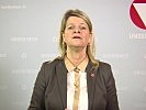 Klaudia Tanner: "Ich bitte Sie, die kommenden zwei Monate durchzuhalten". (Bild öffnet sich in einem neuen Fenster)