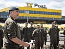 Donnerstag startete die Unterstützungsleistung im Logistikzentrum Wien-Süd. (Bild öffnet sich in einem neuen Fenster)