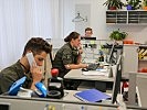 Salzburger Soldaten unterstützen beim "Contact Tracing". (Bild öffnet sich in einem neuen Fenster)