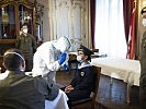 Testung der Wiener Sängerknaben durch das Bundesheer. (Bild öffnet sich in einem neuen Fenster)