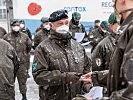 Positive Bilanz: Die Wiener Milizsoldaten wurden verabschiedet. (Bild öffnet sich in einem neuen Fenster)