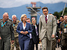Klaudia Tanner und Harald Mahrer in Zeltweg. (Bild öffnet sich in einem neuen Fenster)