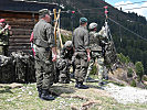 Generalmajor Striedinger besuchte die Soldaten der 6. Gebirgsbrigade. (Bild öffnet sich in einem neuen Fenster)