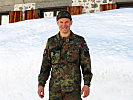 Hauptgefreiter Johannes Hofbauer aus Deutschland.