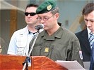 Brigadier Rudolf Striedinger übernimmt das Kommando. (Bild öffnet sich in einem neuen Fenster)