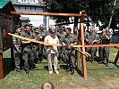 Der neue Spielplatz wird feierlich eröffnet. (Bild öffnet sich in einem neuen Fenster)