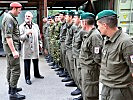 Botschafter Köck besucht die Soldaten des Koordinierungszentrums. (Bild öffnet sich in einem neuen Fenster)